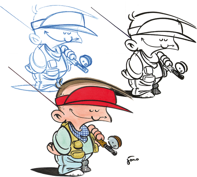 L'illustration Humoristique Est Mon Domaine De Prédilection, - Cartoon (700x596)