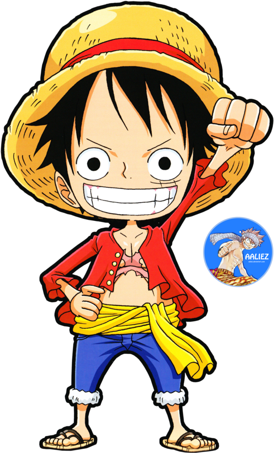 Render By Aaliez - One Piece Luffy Img (600x962)