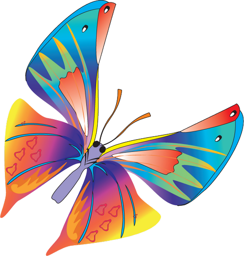 Cafepress Funny Butterflies 84" Curtains (500x524)