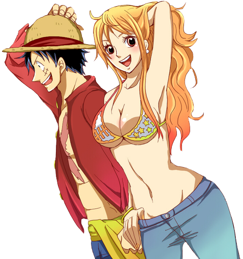 31 Images About Luffy X Nami💟🍊👒 On We Heart It - Luffy Nami Fanfic Lemon (500x529)