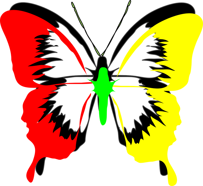 Butterfly Tribal 17, Buy Clip Art - Butterfly Clip Art (786x720)