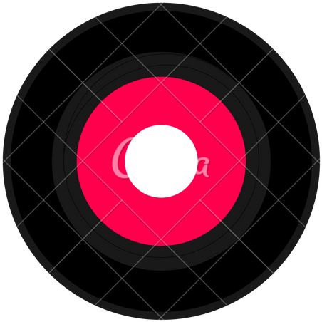 Vinyl Record Illustration - Linkin Park Symbol (550x550)