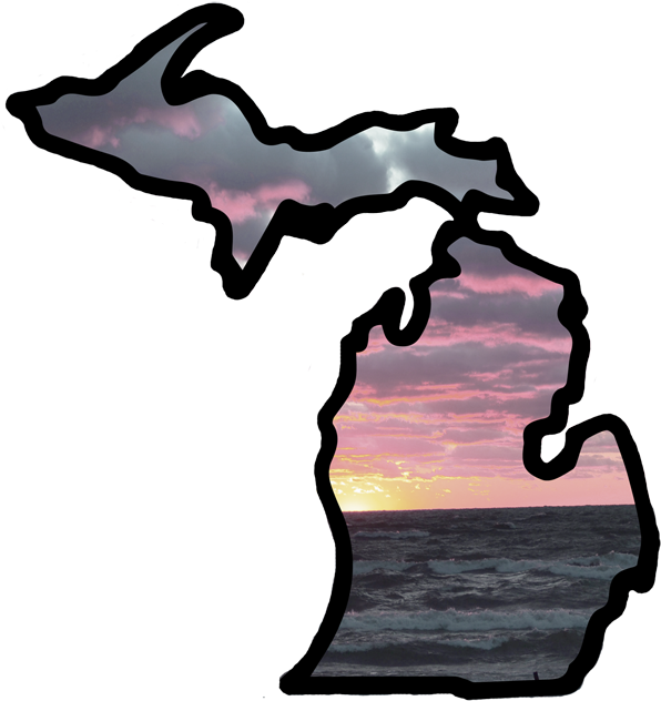 Pink Mi Outline Beach Photo - Art (600x654)