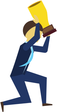 Executive Businessman Cartoon - Businessperson (550x550)