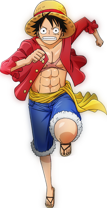 Luffy Render - Monkey D Luffy Png (345x670)