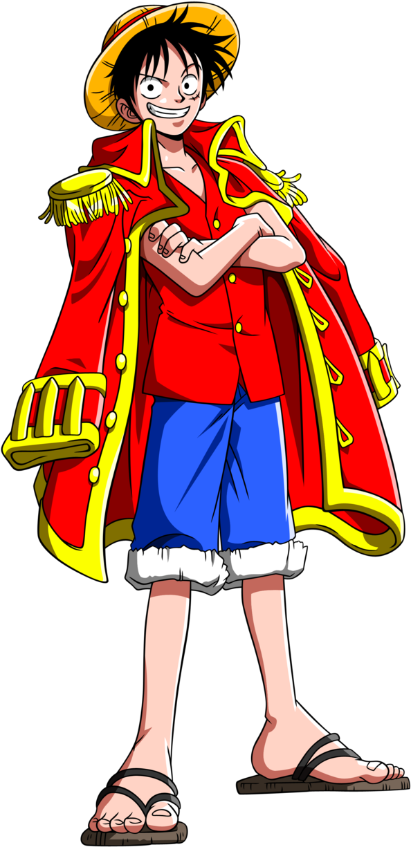 2308572-luffy The Pirate King - Monkey D Luffy King Of The Pirates (600x1234)