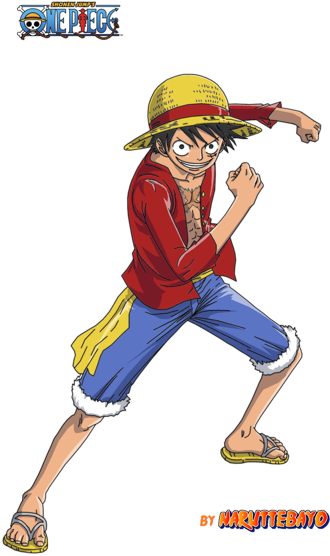 Colo Luffy Gear - One Piece Luffy New World Render (1280x2009)