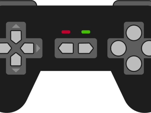 Controller Clipart Simple - Video Game Console (640x480)