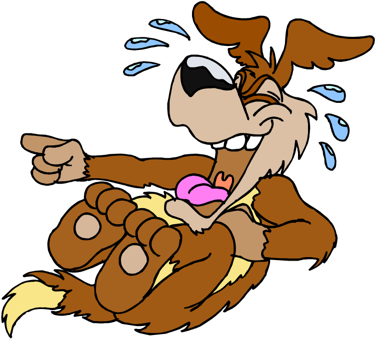 Laughing Laughter Clip Art Free Clipart Images - Laughing Dog Clip Art (750x679)