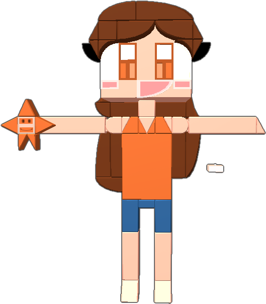 May I Be In A Cartoon Me And My Pet Starfish The Star - Illustration (768x768)