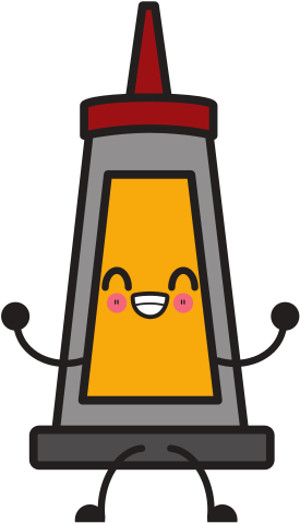 Sauce Plastic Bottle Kawaii Cartoon - Walkie Talkie Clip Art (550x550)