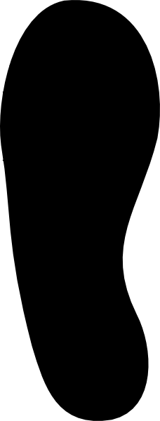 Shoe Print Drawings (228x600)