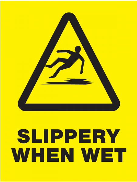 Slippery When Wet - Accuform Floor Slippery When Wet (600x600)