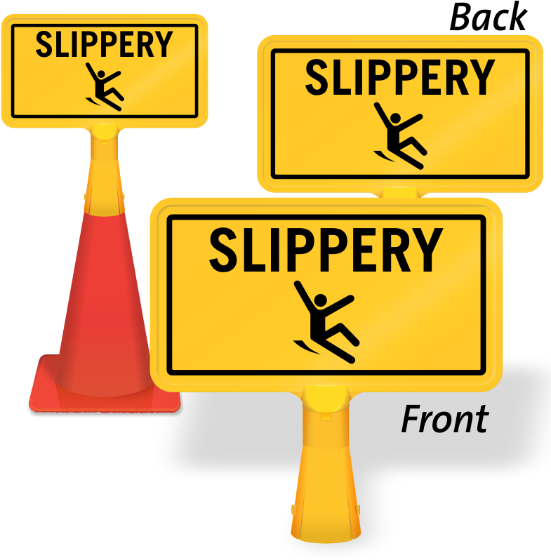 Slippery When Wet Signs Wet Floor Signs Safety Signs - Walk Like A Penguin Sign (800x800)