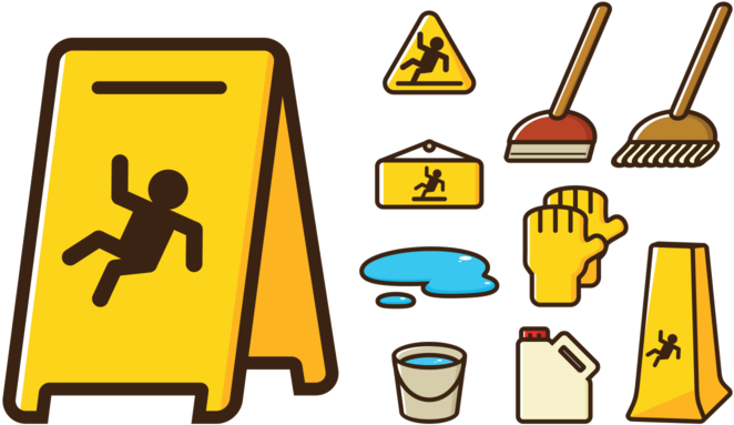 Wet Floor Sign Icons - Logo (700x490)