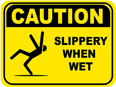 Slippery When Wet Sign (442x300)