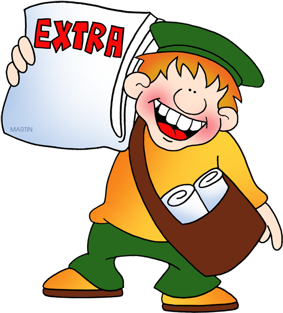 Extra Read All About It To Residents Of Weinberg Village - Phillip Martin Clip Art News (648x640)