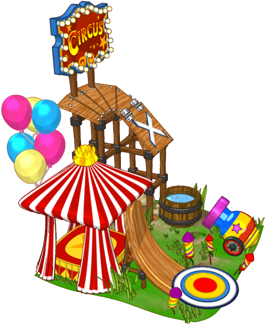 Flying Pet Circus Cannon - Illustration (1112x850)