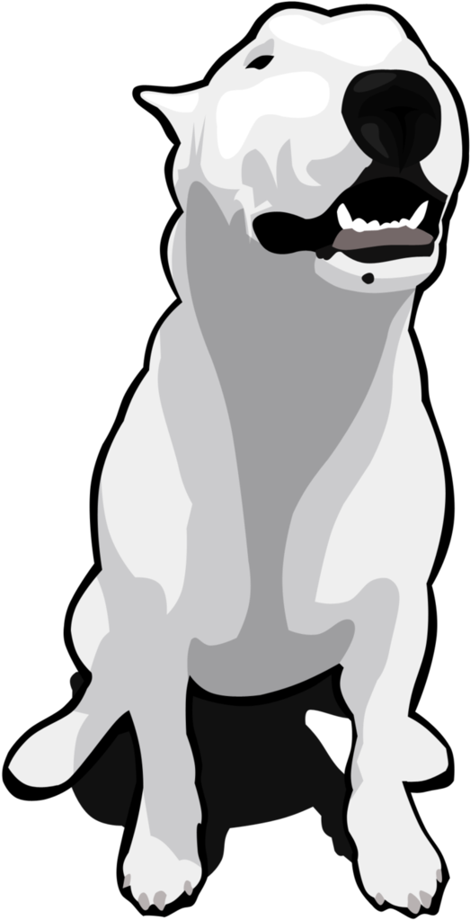 More Like Character - Bull Terrier Cartoon (707x1130)