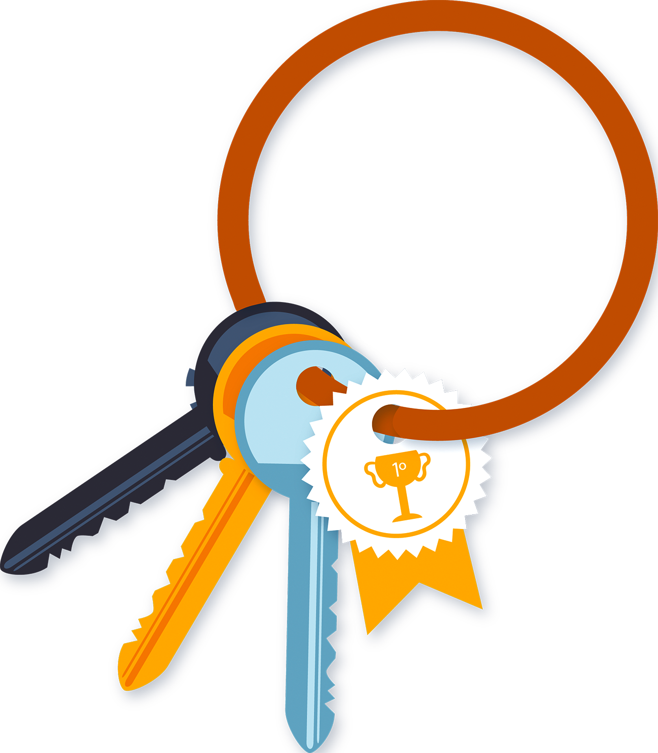 Keychain Clip Art - Keychain Clip Art (1300x1486)