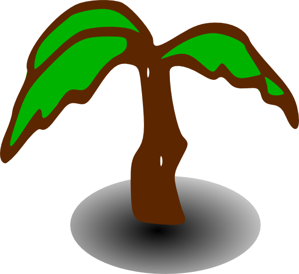 Free Vector Treerpg Map Elements Clip Art - Palm Tree Clip Art (600x549)