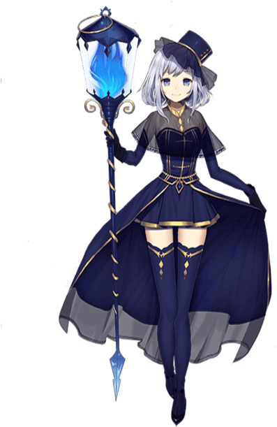 Celina Transparent - Anime Girl Rpg Png (480x640)