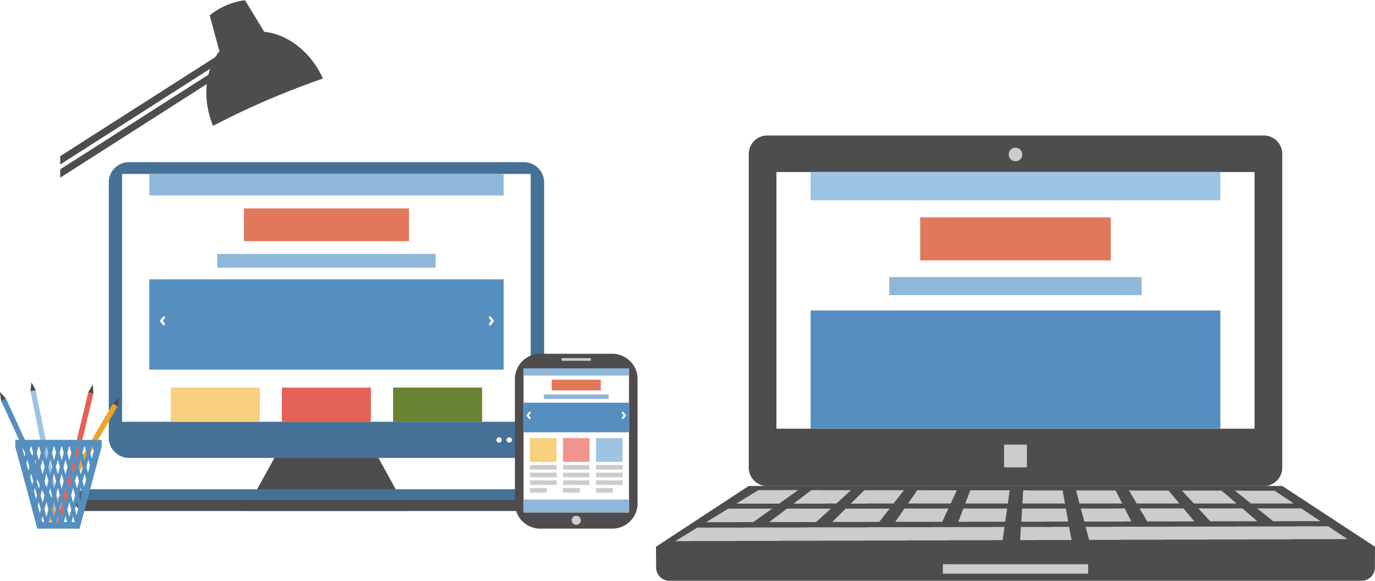 Web Development Responsive Web Design Website Digital - Computer (2683x1134)