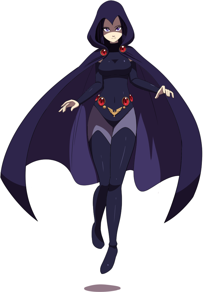 Raven Teen Titans Dc Comics Art Superhero - Raven Teen Titans Png (953x1100)