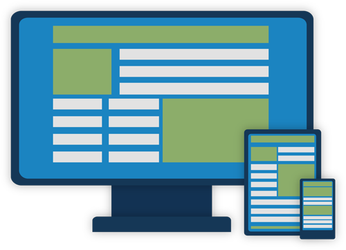 Example Of Responsive Web Design - Responsive Web Design (500x362)