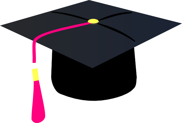 Graduation Cap With Purple Tassel (600x407)