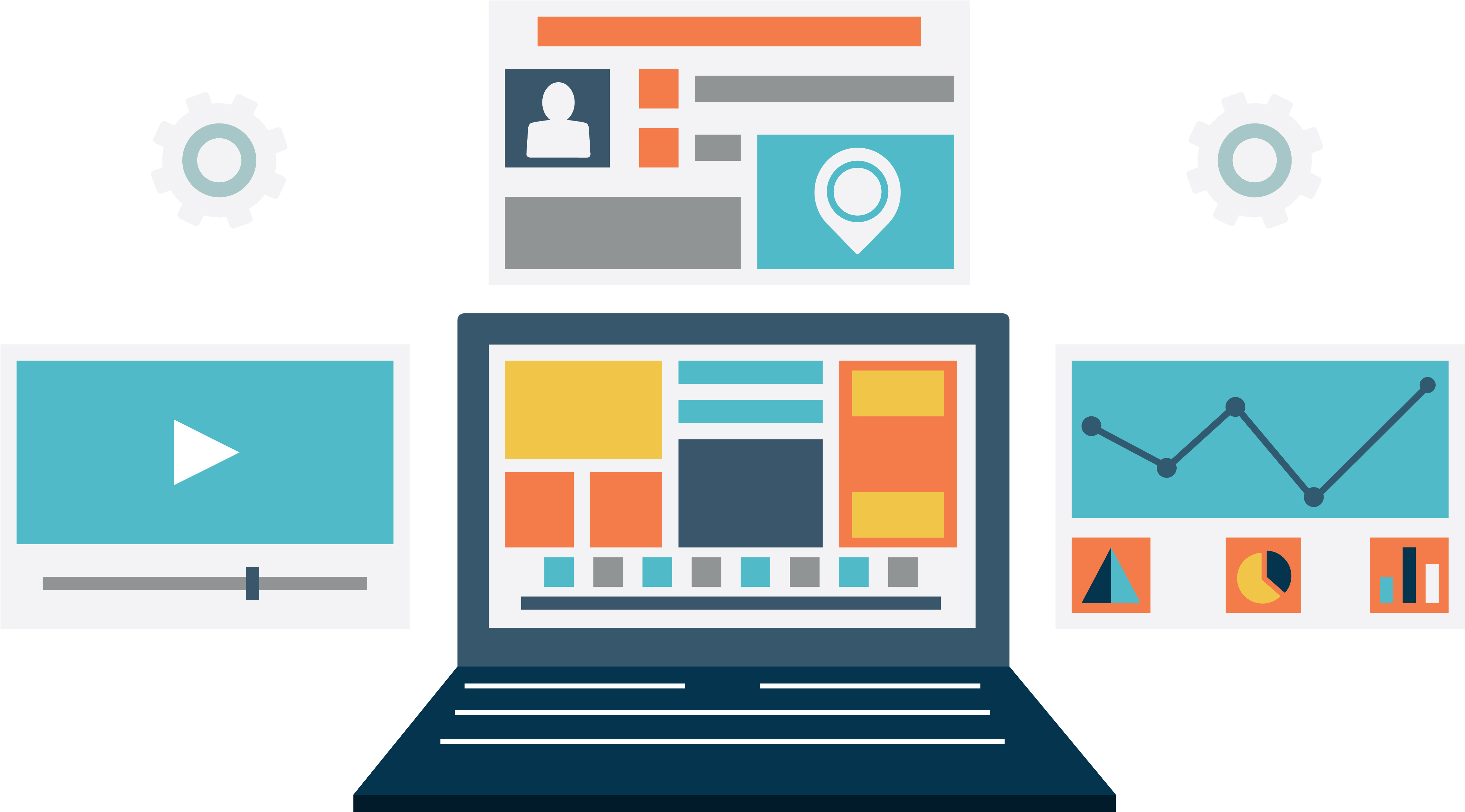 Why You Need Website - Seo Strategy Vector (5000x3006)