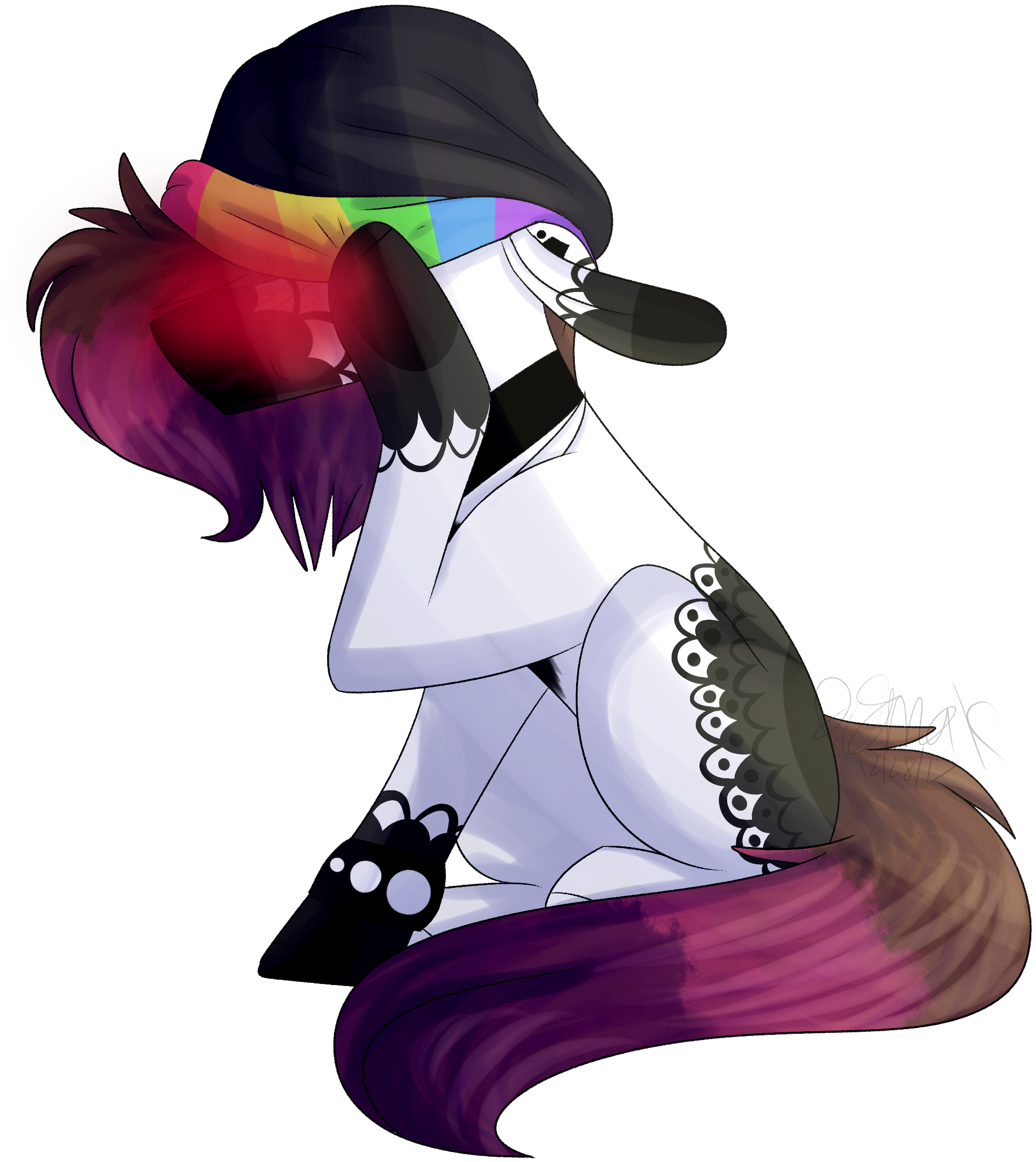 Cartoon Purple Character Fiction - Cartoon Purple Character Fiction (2061x2338)