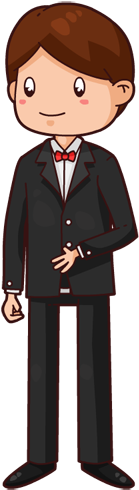 Clipart Info - Bridegroom (268x552)