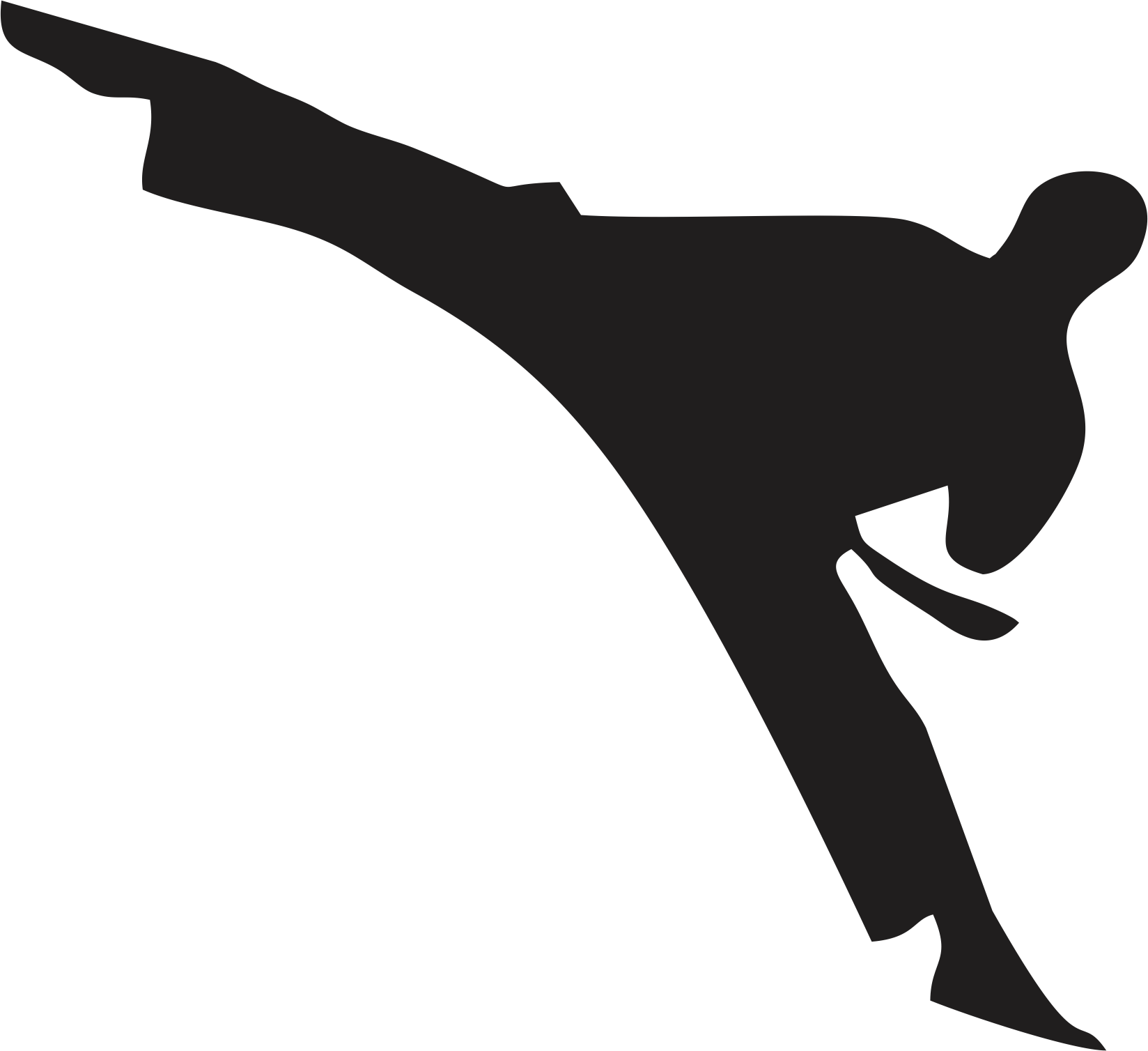 Stick Figure Kicking Png (1648x1508)