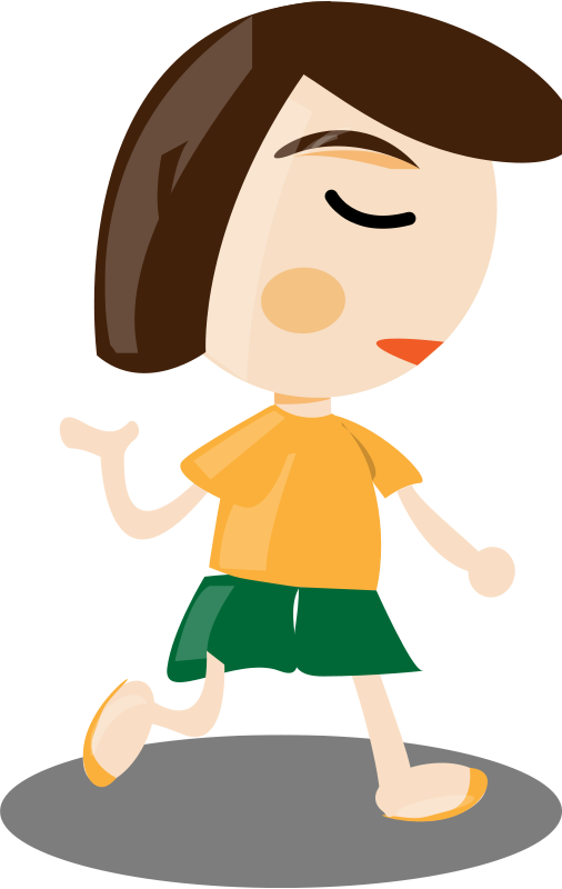 Girl Action Clip Art - Girl Running Clip Art (506x800)