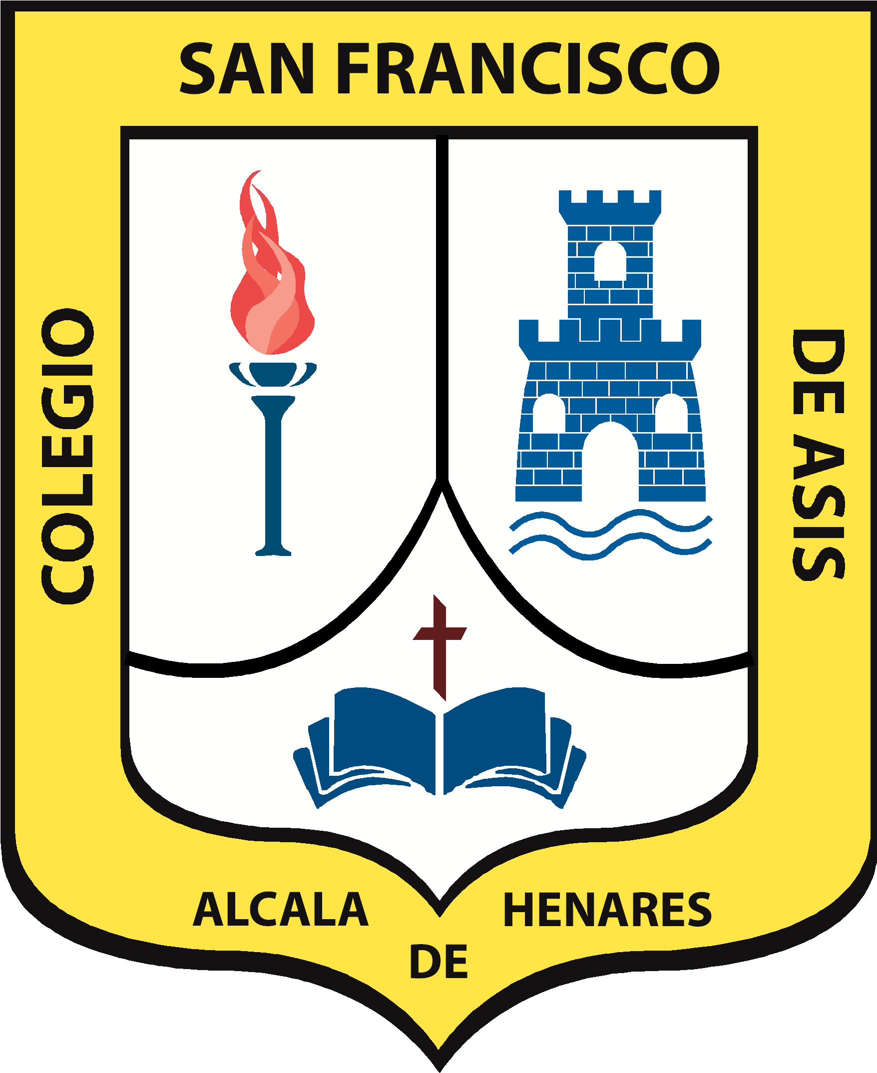 Escudo Colegio San Francisco - Alcalá De Henares (2362x2362)