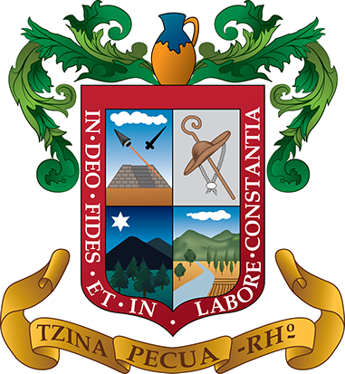 Muy Ligado Al Municipio De Zinapécuaro D - Escudos De Los 18 Municipios De Queretaro (381x413)