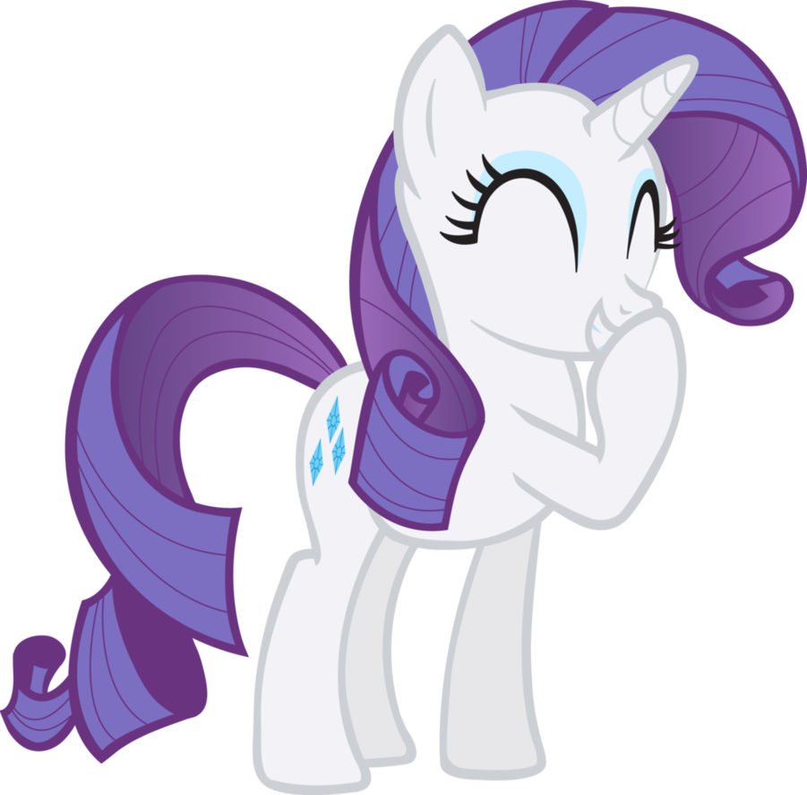 No Background & Watermark - My Little Pony Rarity Png (901x887)