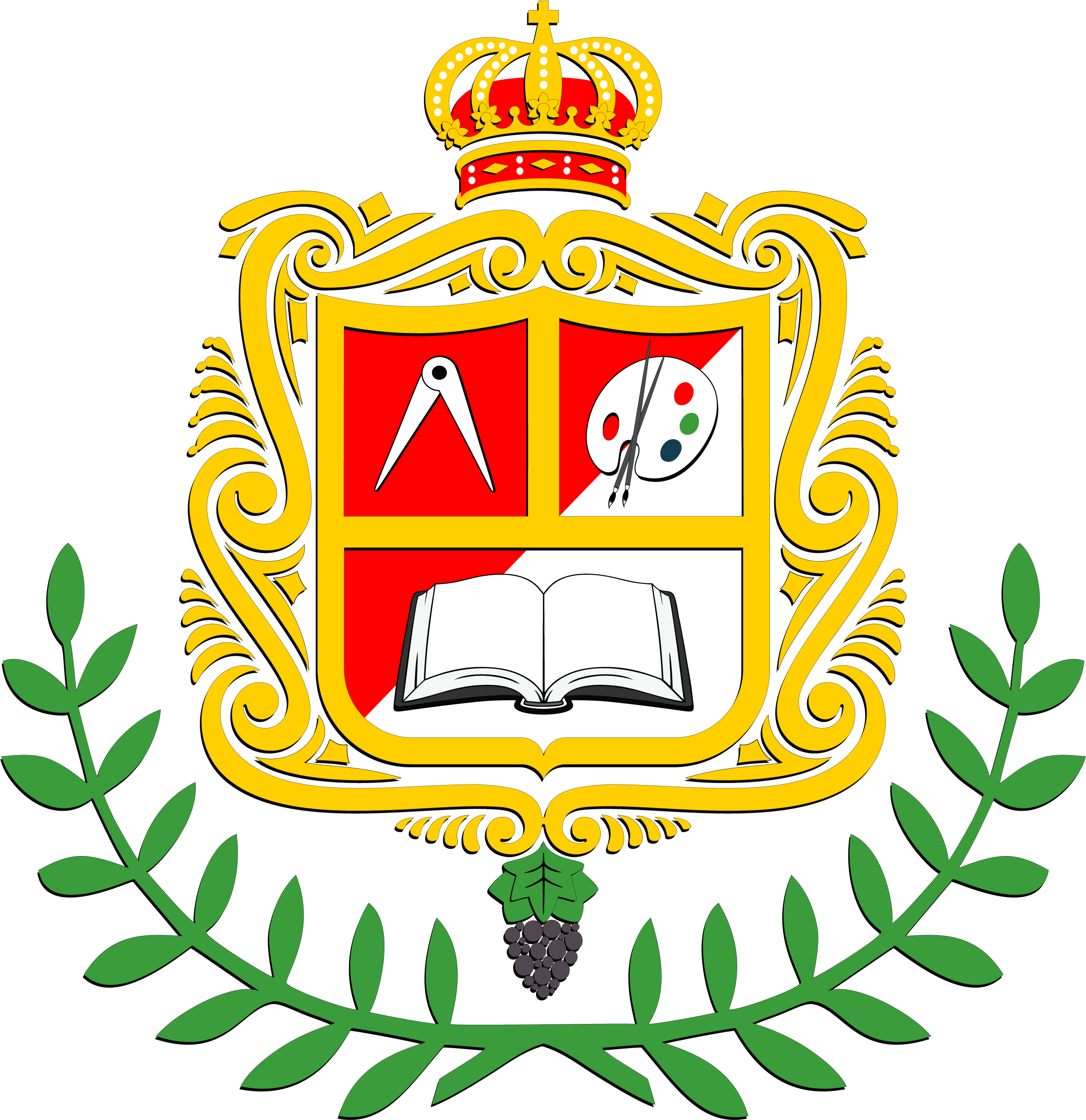 Escudo Colegio Pichincha Potosi - Optical Illusion (2716x2800)