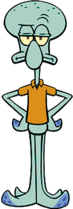 Squidward Tentacles - Image - Squidward - Spongebob Squarepants Squidward (300x808)