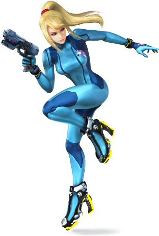 Zerosuitsamussmash4 - Samus Super Smash Bros (400x500)