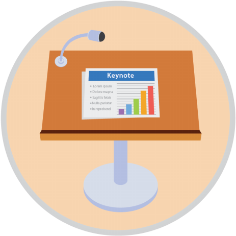 Vintage Apple Logo For Kids - Keynote Icon (512x512)