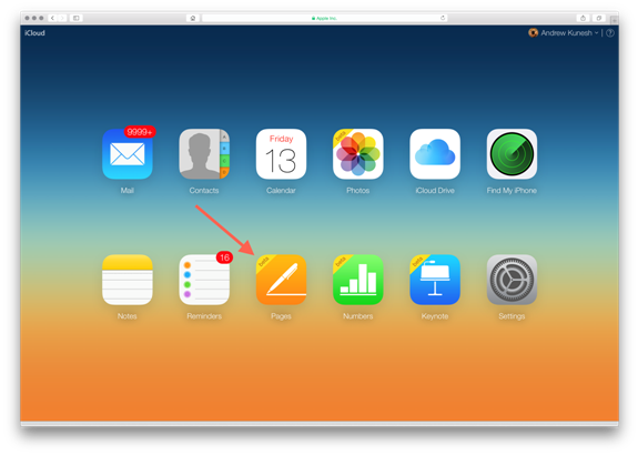 With The Addition Of Iwork For Icloud, Apple Has Made - Icloud Online (575x410)