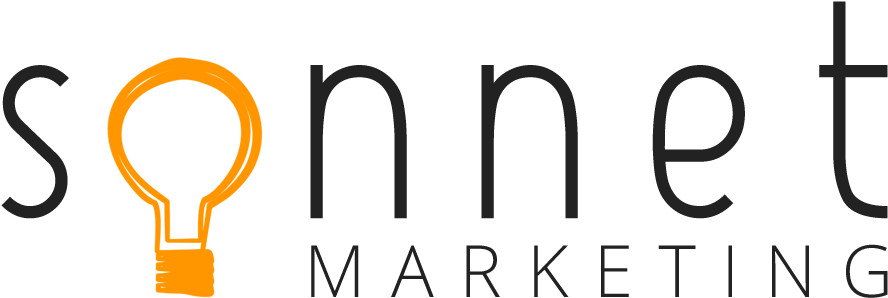 Sonnet Marketing - Light Bulb Clip Art (926x374)