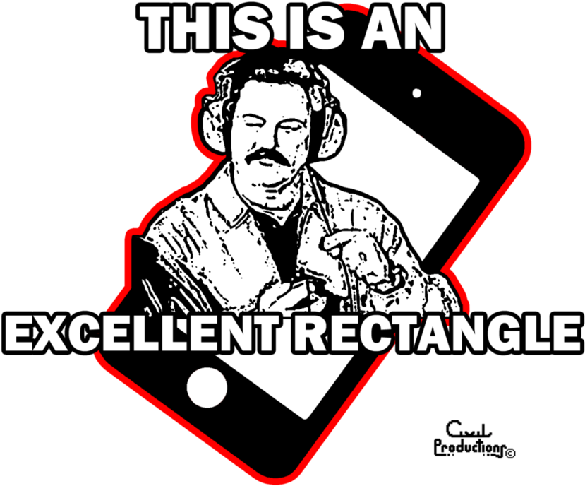 Cartoon Comics Fan Art Clip Art - Ron Swanson Excellent Rectangle (894x894)