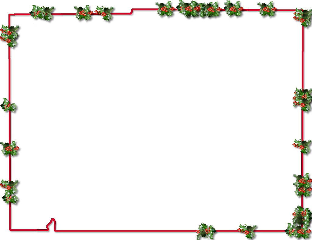 Border Frame Fancy - Christmas Border Frame Png (1024x787)