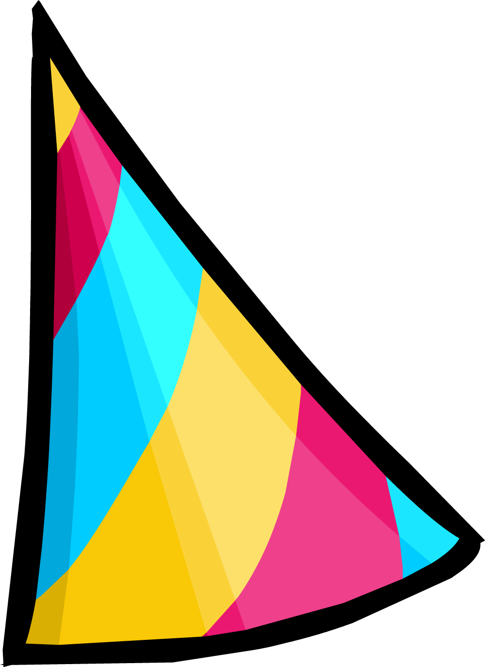 Snow Cone 3000 Party Hat Concept - Party Cone Png (1000x1376)