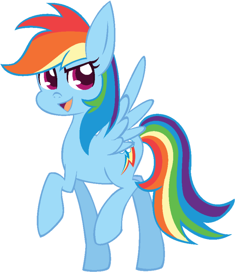 Rainbow Dash Ms Paint By Starshame - Cartoon (813x983)