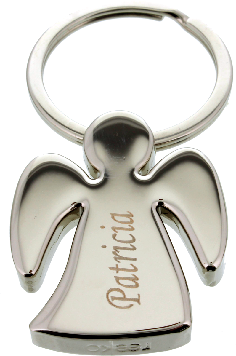 Guardian Angel Keyring With Engraving - Porte Clé Ange Gardien (1200x1200)