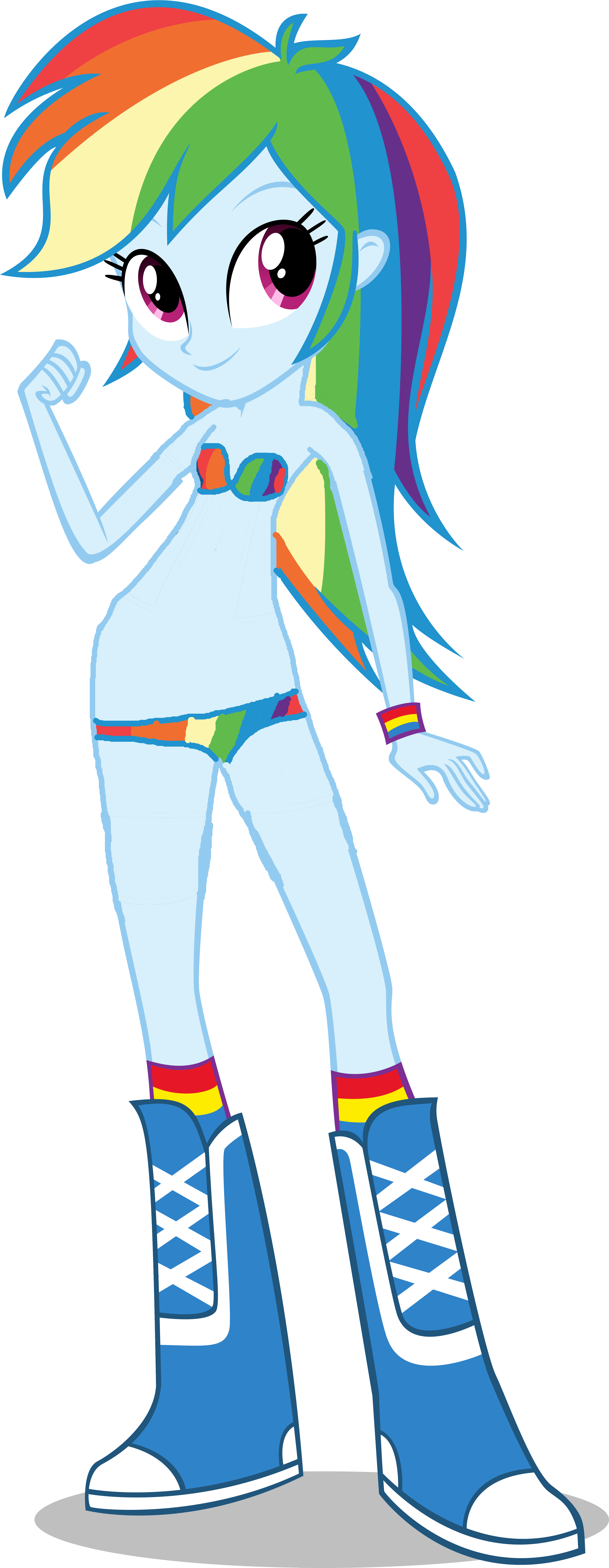 1000 Hours In Ms Paint, Bad Edit, Boots, Clothes, Edit, - My Little Pony Equestria Girls Rainbow Dash (3500x9016)